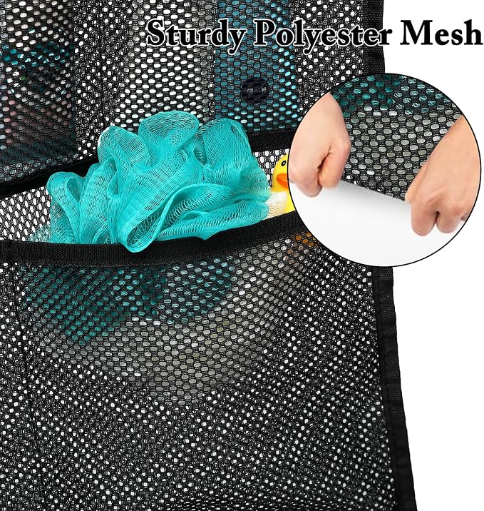 Fammart Mesh Shower Caddy Hanging, Quick-Drying Shower Organizer - Image 3