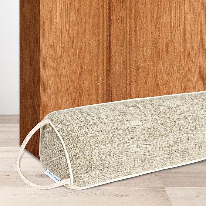 NABOWAN 38" Weighted Under Door Draft Stopper -Triangular Door Draft Blocker by NABOWAN