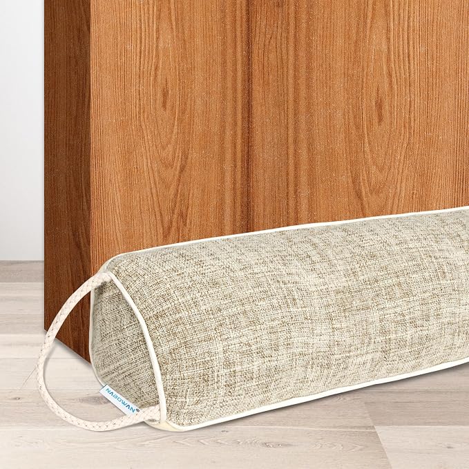 NABOWAN 30" Weighted Under Door Draft Stopper -Triangular Door Draft Blocker by NABOWAN