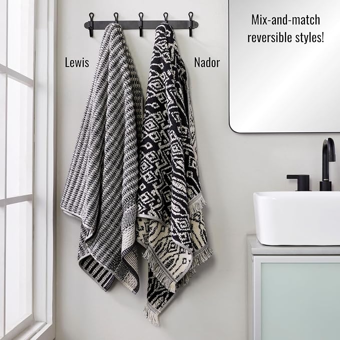 SKL Home Lewis Bath Towel, Premium 100% Cotton - Image 5