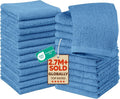 Utopia Towels 24 Pack Washcloths, 12x12 in, 100% Cotton, Electric Blue | by Unknown