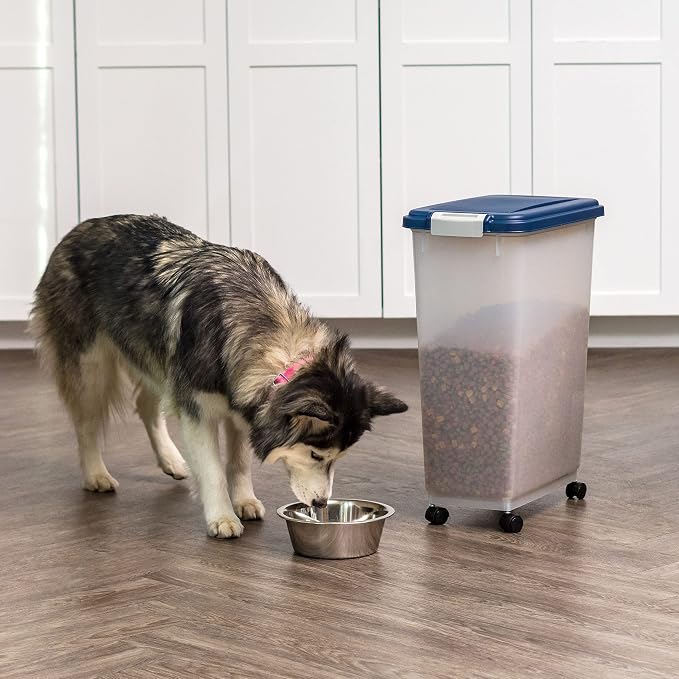IRIS USA Dog Food Storage Container, Made in USA | Wheels - Image 6