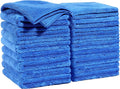 JOYMOOP Microfiber Cleaning Cloths 18 Packs, 11.8" x 11.8" Blue Reusable by JOYMOOP