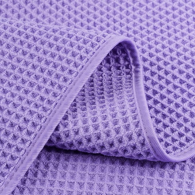 POLYTE 430 GSM Poly Blend Microfiber Quick Dry Waffle Hand Towel, 16x30 in | 4 - Image 4