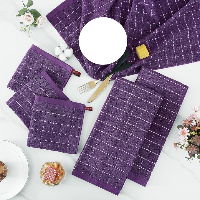 Homaxy Kitchen Towels and Dishcloths Set - Image 6