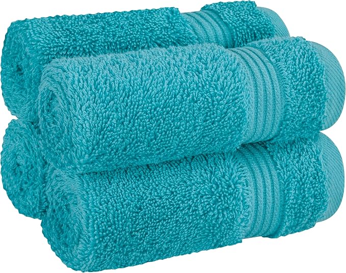 Cotton Paradise 100% Cotton Turkish Towel Set, Soft Absorbent Quick Dry - Image 5
