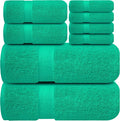 Infinitee Xclusives 100% Cotton Bath Towel Set – 8 Piece Bathroom Towel Set | – by InfiniteeXclusives