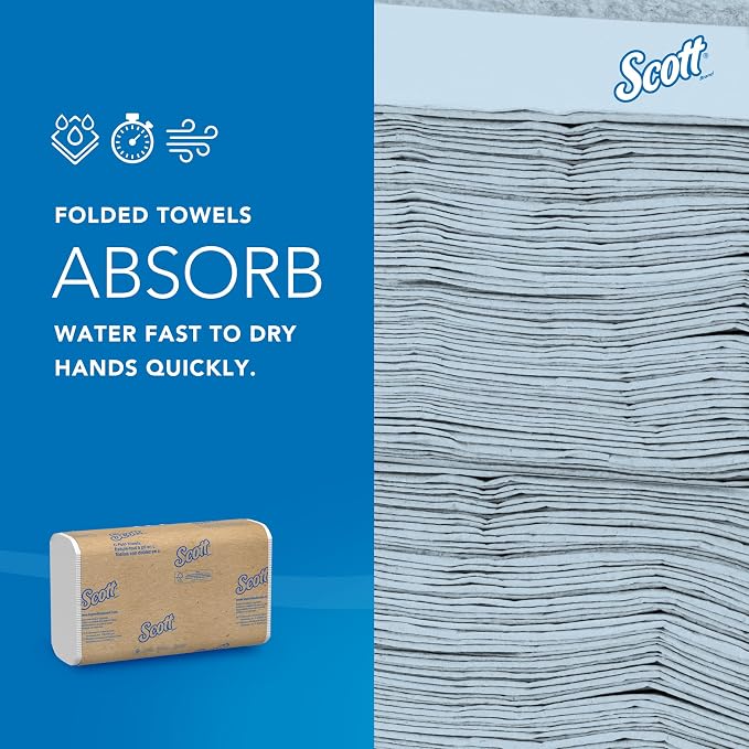 Scott Professional C-Fold Paper Hand Towels, 12 x 200 Sheets | Universal - Image 5