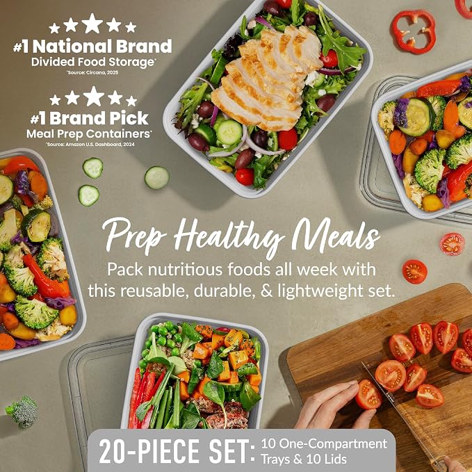 Bentgo Prep 1-Compartment Meal Prep Containers - Image 2