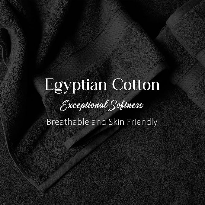 Superior Egyptian Cotton Ultra Plush & Absorbent, 3 Piece Set, Soft Luxury - Image 4