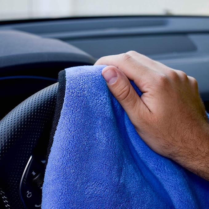 Kemes Microfiber Towels for Cars 3 Pieces 500 GSM polishing Cleaning Home - Image 5