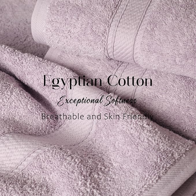 SUPERIOR Egyptian Cotton Ultra Plush & Absorbent, 3 Piece Set, Soft Luxury - Image 4