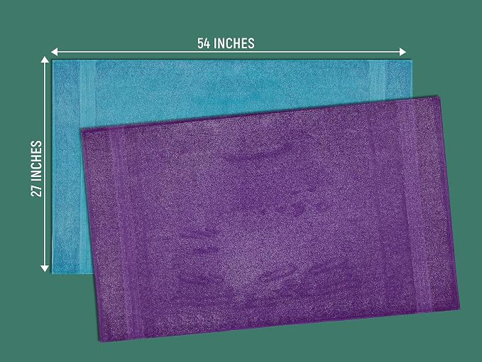ZUPERIA Premium Multicolor Bath Towels Set of 8 100% Pure Cotton Shower Towels - Image 5