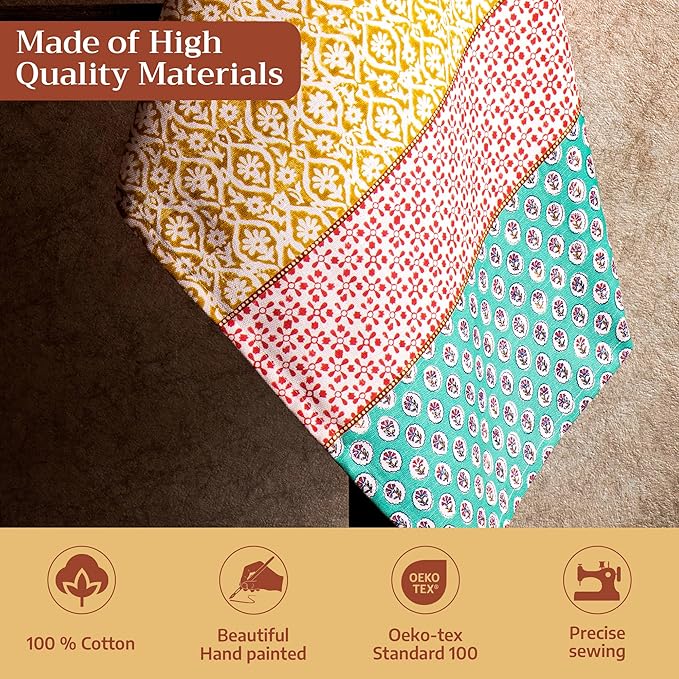 Maison d' Hermine Kitchen Towels Set of 3 Reusable 100% Cotton 27.50" x 20" - Image 3