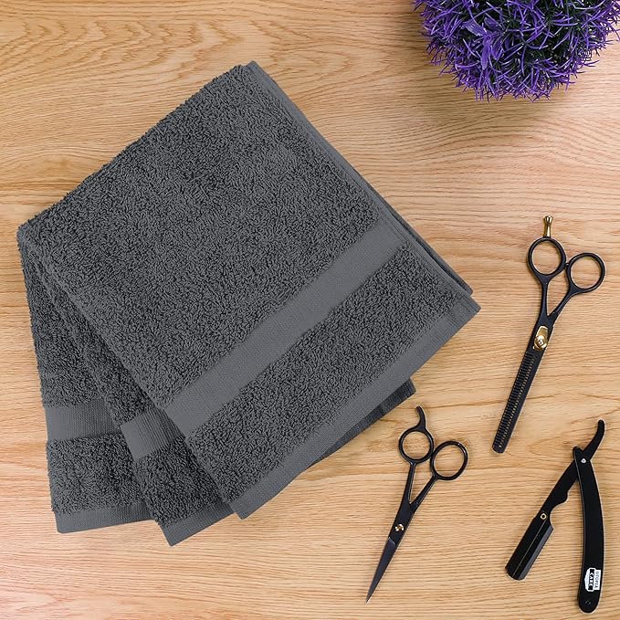 Utopia Towels Salon Towels, 16x27 in, 100% Cotton, Gym & Beauty Care - Image 3