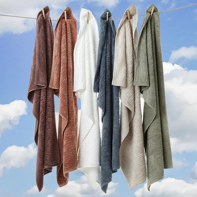 SKL Home CloudSoft Hand Towel Set, 100% Cotton Luxury, Soft Plum | Premium - Image 8