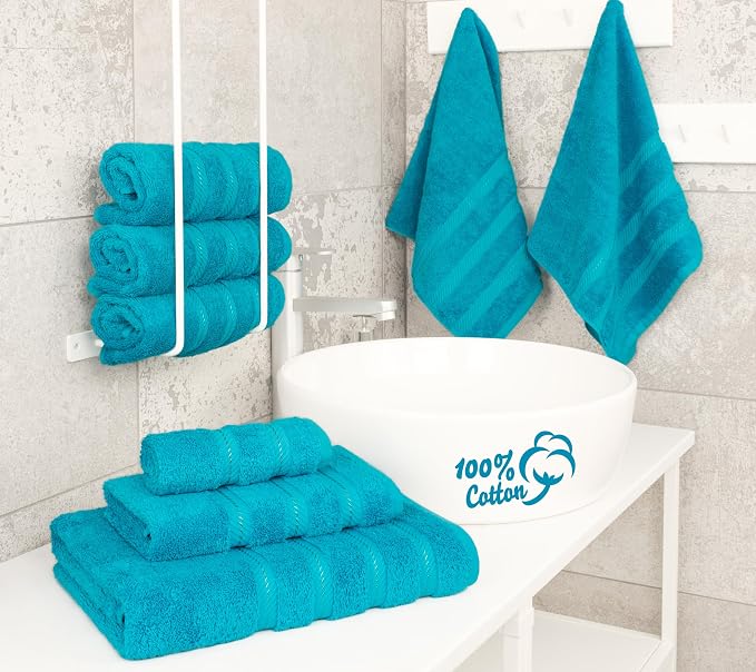 American Soft Linen 100% Cotton Luxury Turkish Towels, 6 Piece Towel Set | Soft - Image 2