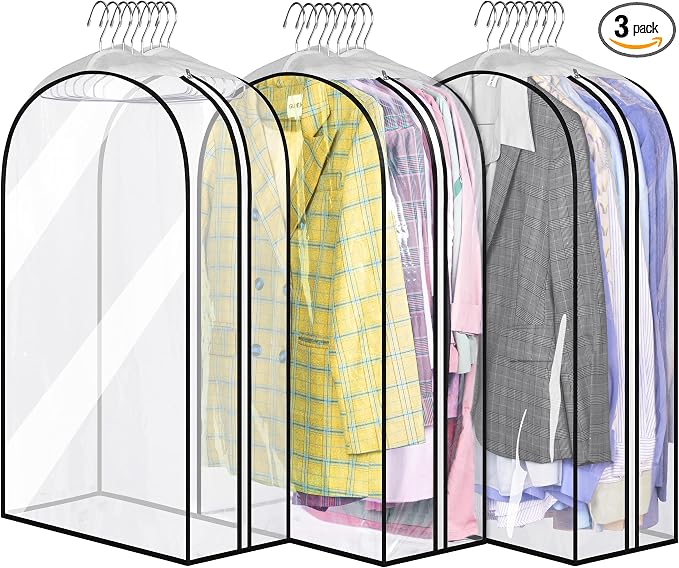 MISSLO 32" All Clear Garment Bags by MISSLO