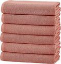 Great Bay Home 100% Cotton 6 Pack 26x16 Hand Towel Set by GreatBayHome