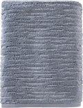 SKL Home CloudSoft Bath Towel, 100% Cotton Luxury, Smoke Blue | Premium by SKLHomebySaturdayKnightLtd