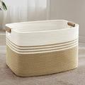 86L Large Woven Laundry Basket Hamper by SunNewt