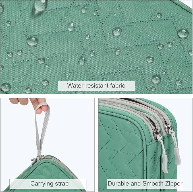 FYY Electronic Organizer, Travel Tech Pouch Bag, Waterproof, Double Layers - Image 4