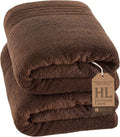 Hawmam Linen Jumbo Large Bath Sheets Towels 2 Pack Soft and Absorbent by HawmamLinen