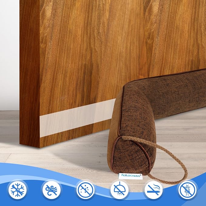 NABOWAN 32" Weighted Under Door Draft Stopper -Triangular Door Draft Blocker - Image 5