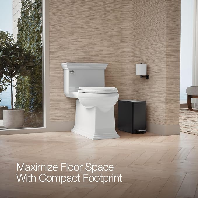 KOHLER 20957-BST Bathroom Trash Can, 2.5 Gallon Step Can, Quiet-Close Trash Can - Image 10