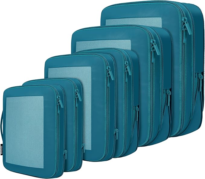 BAGAIL 4 Set/6 Set/8 Set Compression Packing Cubes Travel Accessories by BAGAIL