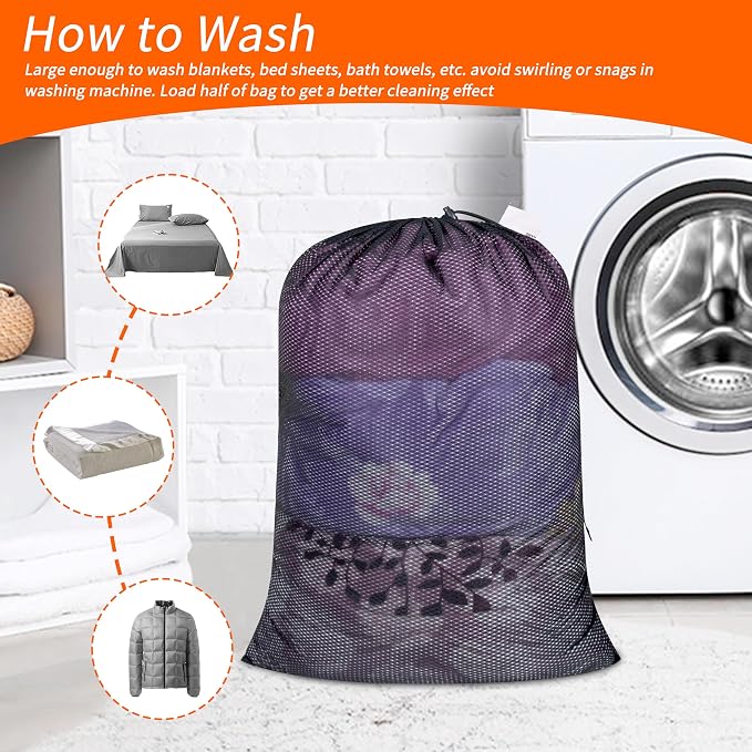 Polecasa Heavy Duty Diamond Mesh Laundry Bag - Image 6