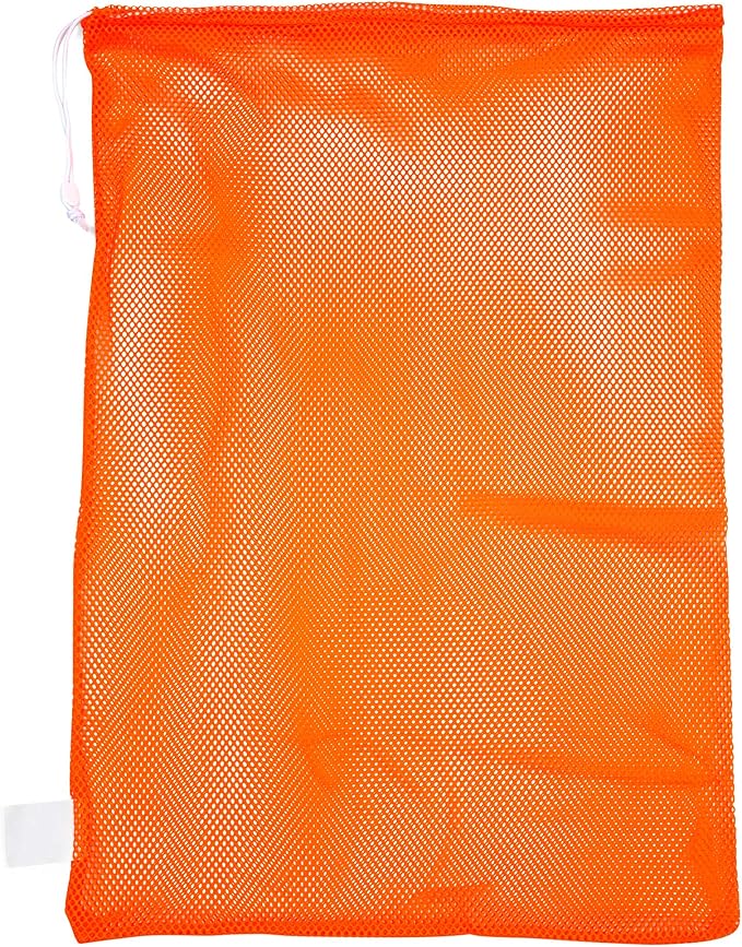Champion Sports Mesh Equipment Bag – Heavy-Duty Nylon Drawstring Bag by ChampionSports