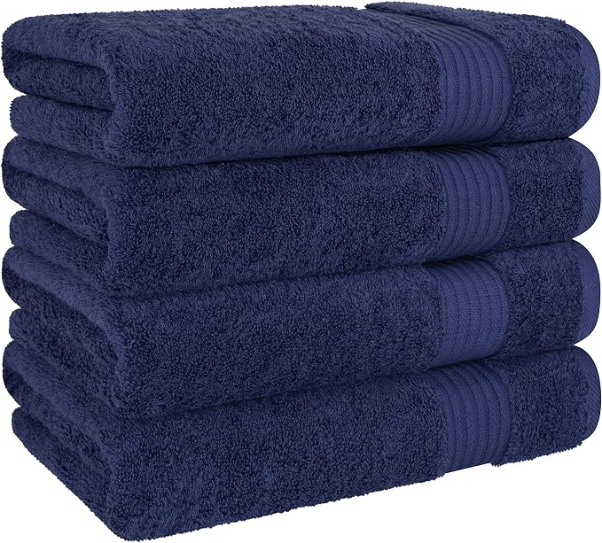 Cotton Paradise 100% Cotton Turkish Towel Set, Soft Absorbent Quick Dry - Image 5