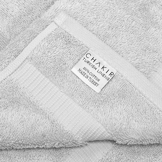 Chakir Turkish Linens 100% Cotton 2-Pack Bath Towels 30x60, Oeko-Tex Certified - Image 4