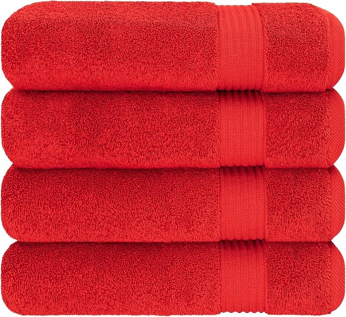 Cotton Paradise 100% Cotton Turkish Towel Set, Soft Absorbent Quick Dry - Image 6