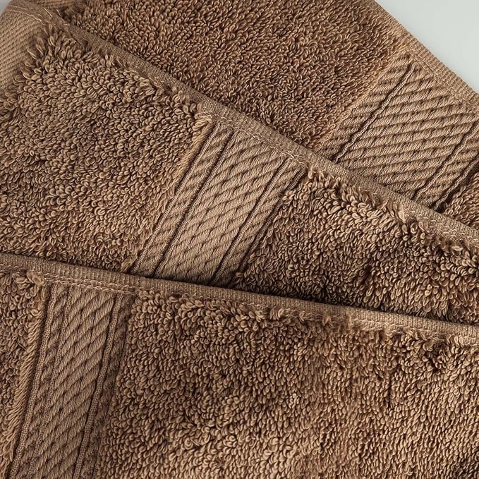 Superior Egyptian Cotton 800 GSM Plush & Absorbent, 9 Piece Set, Latte | Quick - Image 3