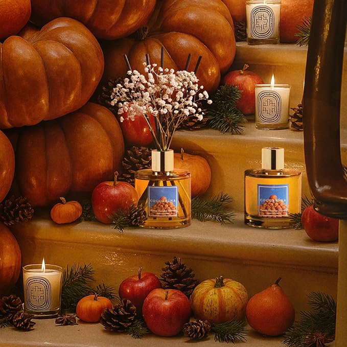 Reed Diffuser - Morton Pumpkin Harvest Reed Diffuser Set - Image 5