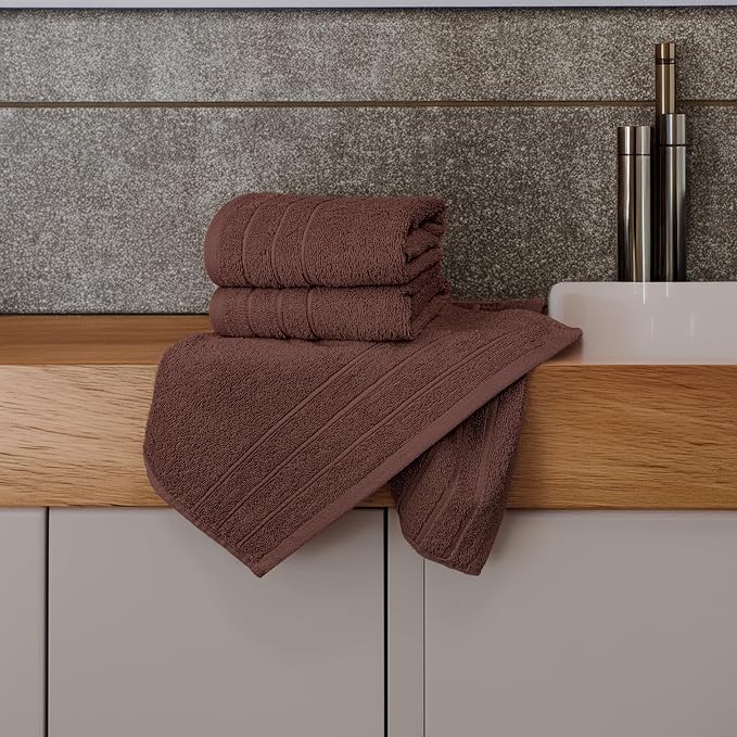 6 Piece Hand Towels Set 16 x 28 Inches, Lighter Weight, Quick to Dry, 16 x 28 - Image 3