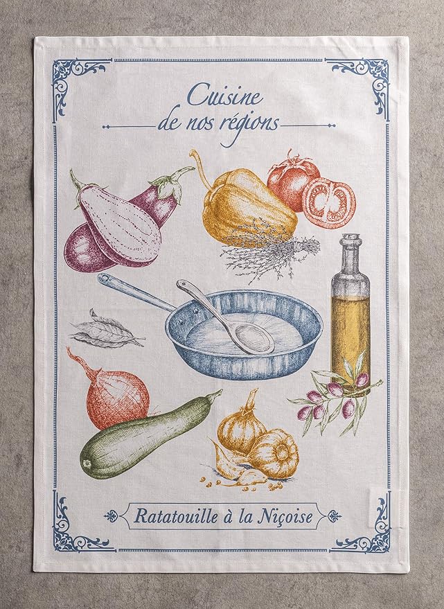Maison d' Hermine Kitchen Towels Set of 3 Reusable 100% Cotton 27.50" x 20" - Image 2