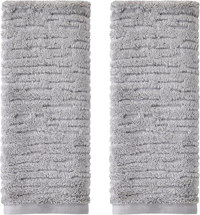 SKL Home CloudSoft Hand Towel Set, 100% Cotton Luxury, bar or any sink space. by SKLHomebySaturdayKnightLtd