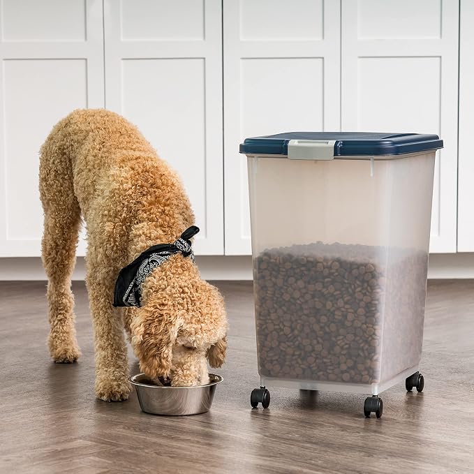 IRIS USA Dog Food Storage Container, Made in USA | Wheels - Image 6