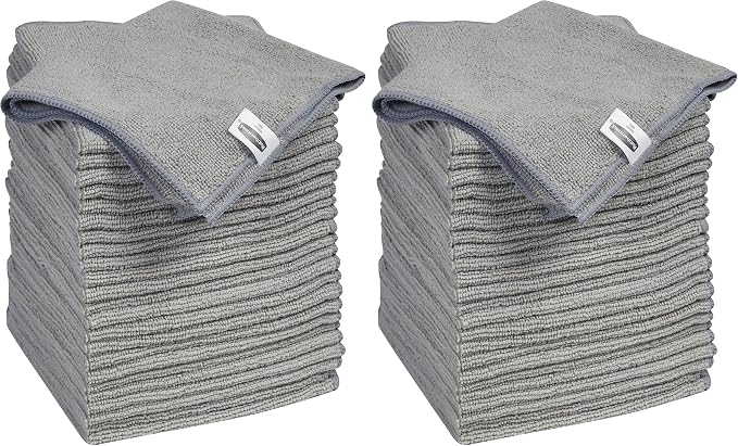 Rubbermaid Microfiber Cloth Towels 14"x14" Non-Scratch Reusable/Washable by Unknown