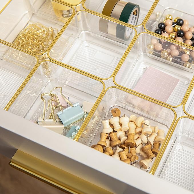 Martha Stewart Kerry Stackable Desk Drawer Organizers - Image 5