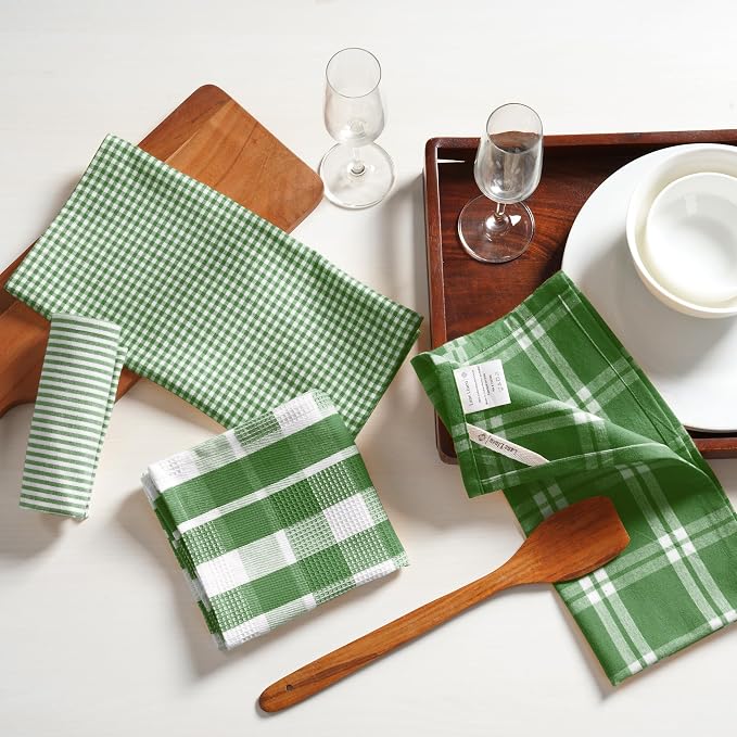 LANE LINEN 100% Cotton Kitchen Dish Cloths, Ultra Soft Absorbent Quick Drying - Image 3