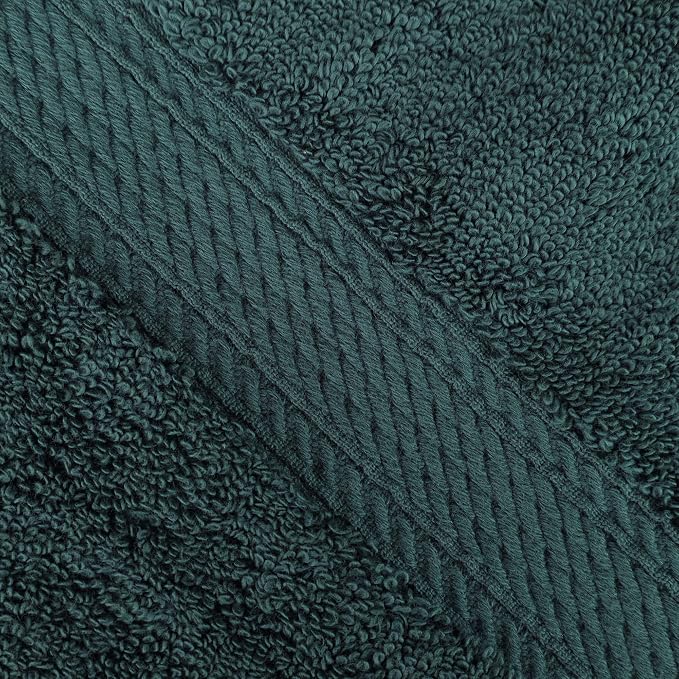 Superior Egyptian Cotton 800 GSM Plush & Absorbent, 9 Piece Set, Teal | Quick - Image 4