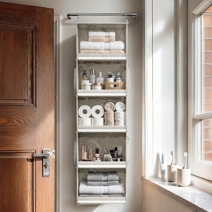 5-Shelf Hanging Closet Organizer - Image 4