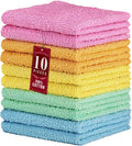DecorRack 100% Cotton Washcloths 12x12 in by DecorRack