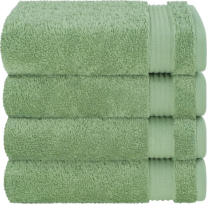 Cotton Paradise 100% Cotton Turkish Towel Set, Soft Absorbent Quick Dry - Image 5