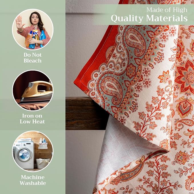 Maison d' Hermine Kitchen Towels Set of 3 Reusable 100% Cotton 27.50" x 20" - Image 3