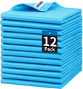 Microfiber Glass Cleaning Cloth, 12 Pack Window Glass Cleaning Rags, Reusable by HOMERHYME